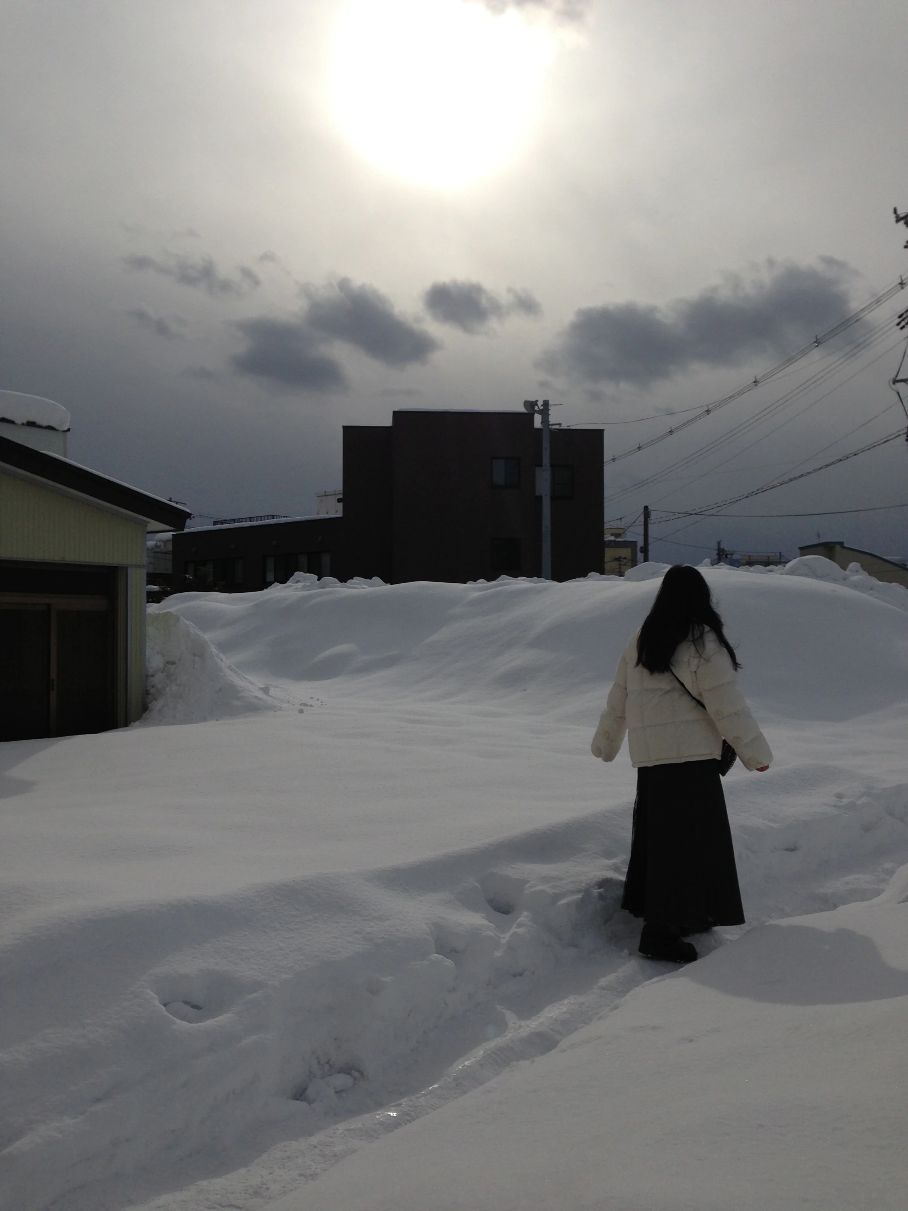 Snowy afternoon in Aomori